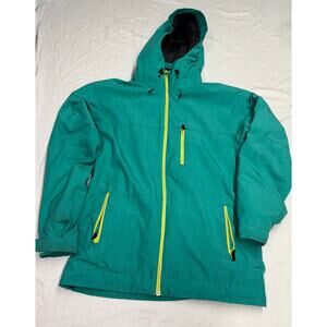 RPZN Snowboard Ski Jacket Mens size Large  Hooded Outdoor green